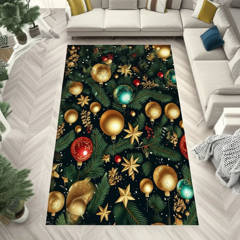 Holiday Ornament Rug