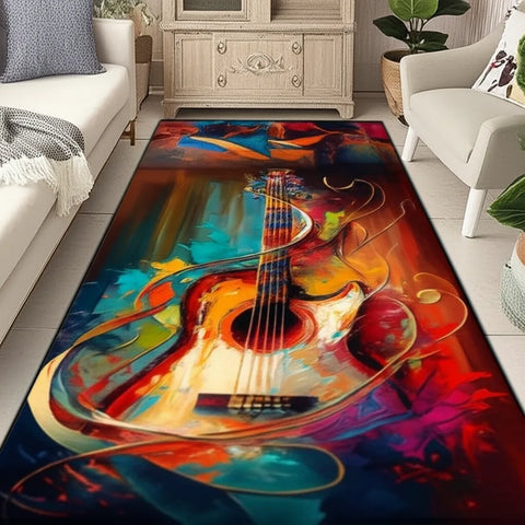 Musical Guitar Rug