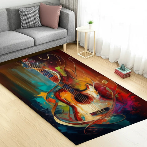Musical Guitar Rug