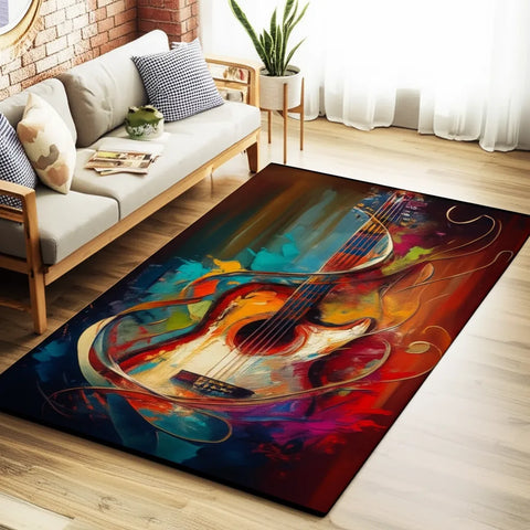 Musical Guitar Rug