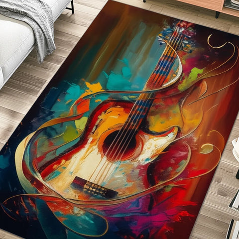 Musical Guitar Rug