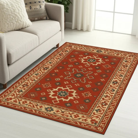 Rustic Floral Rug