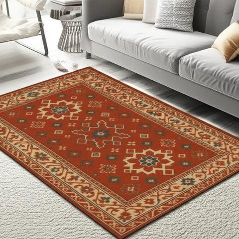 Rustic Floral Rug