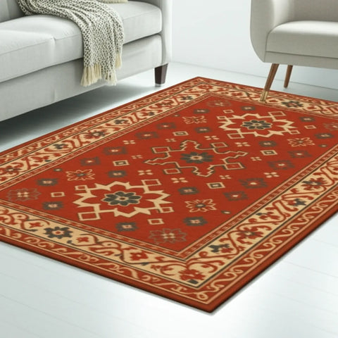 Rustic Floral Rug