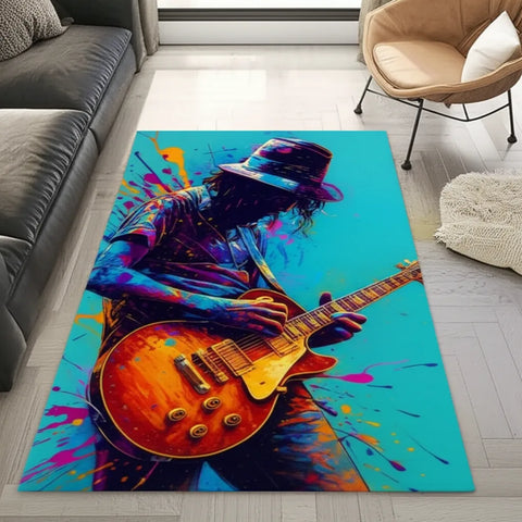 Guitar Player Rug