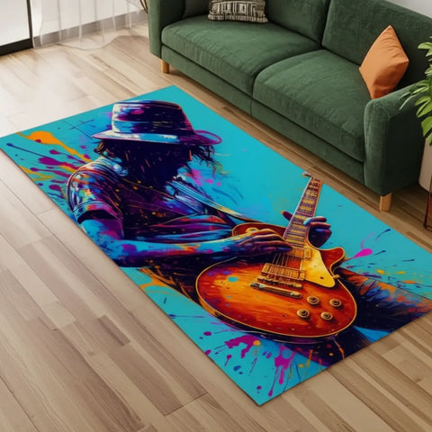 Guitar Player Rug