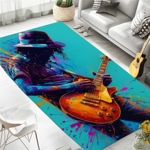 Guitar Player Rug