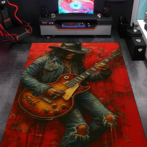 Slash Guitar Rug