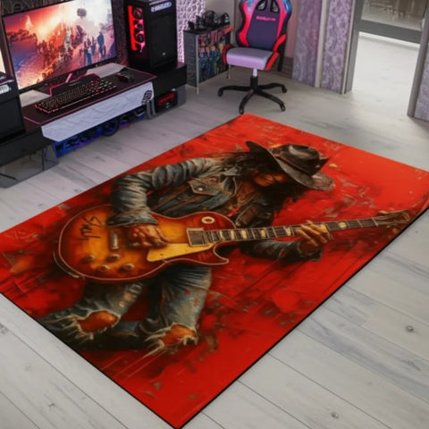 Slash Guitar Rug