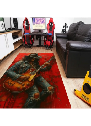 Slash Guitar Rug