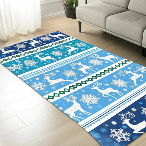 Winter Deer Rug