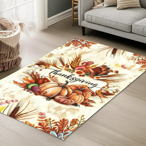 Autumn Harvest Thanksgiving Rug