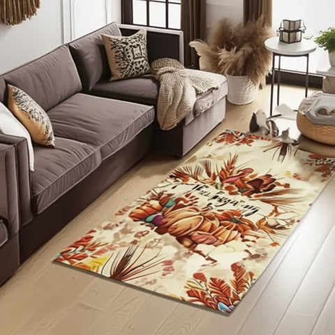 Autumn Harvest Thanksgiving Rug