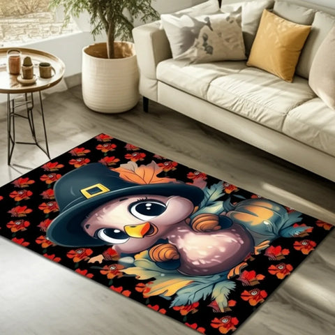 Fall Owl Rug