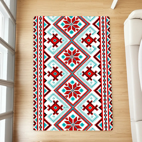 Ethnic Red Rug