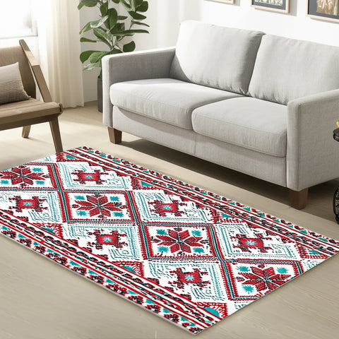 Ethnic Red Rug