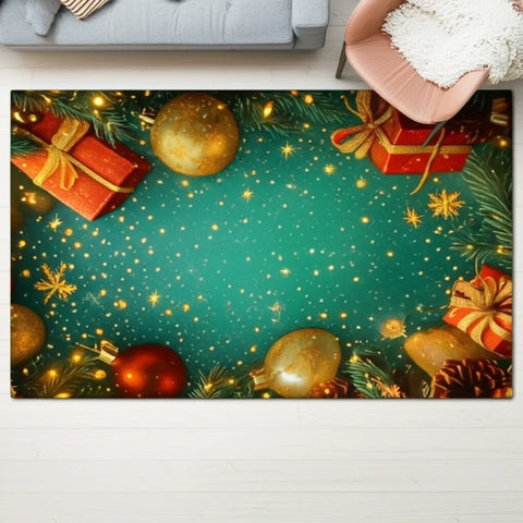 Christmas Ornament Rug