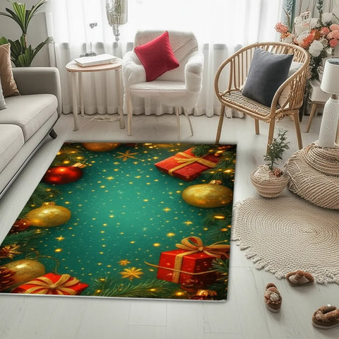 Christmas Ornament Rug