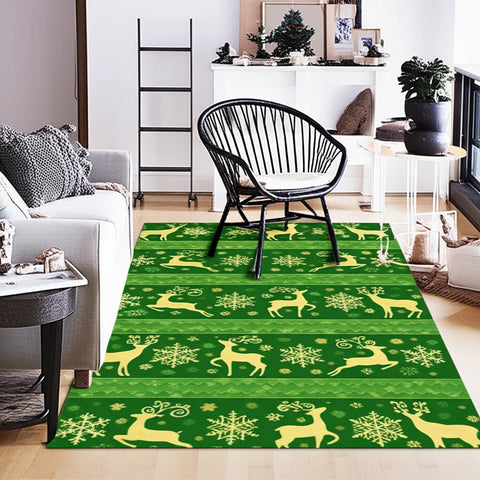 Holiday Deer Rug