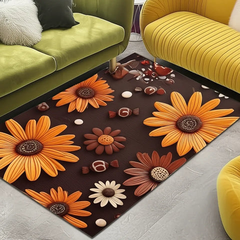 Autumn Flower Rug