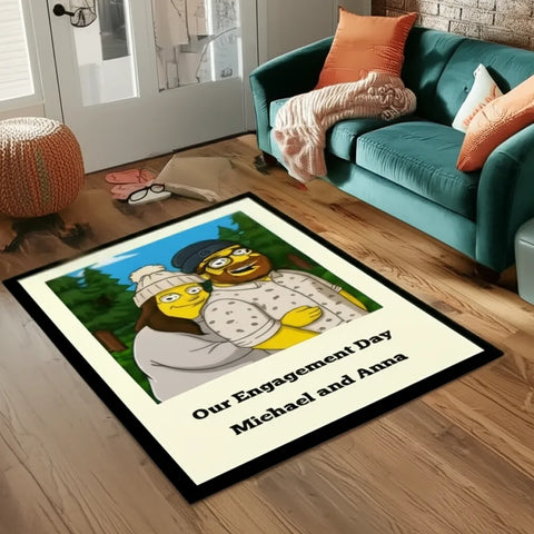 Custom Simpson Effect Rug