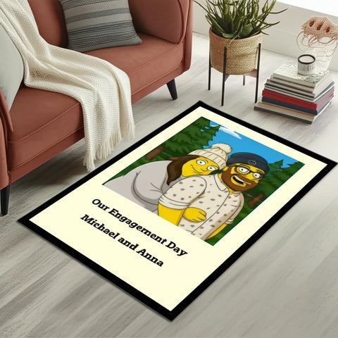 Custom Simpson Effect Rug