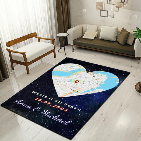 Custom Map Rug