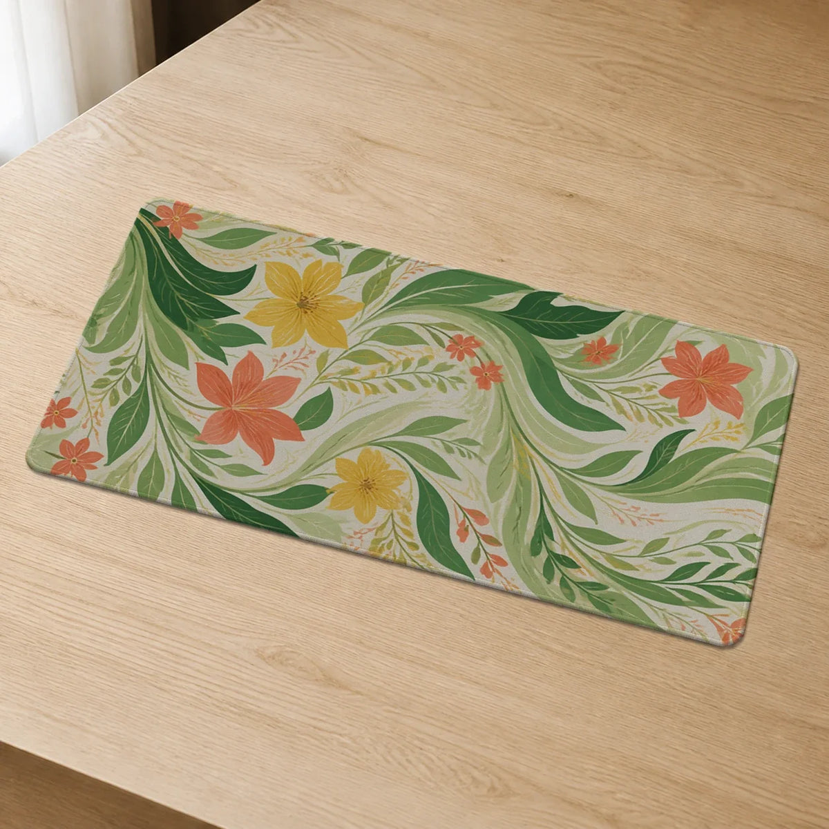 Botanical Flow Chloris deskmat mockup view 2
