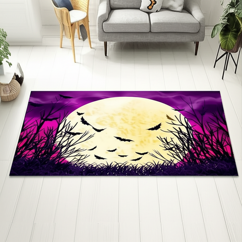 Halloween Bats Rug