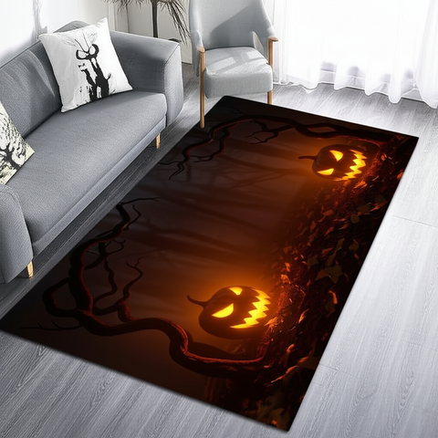Spooky Pumpkin Rug