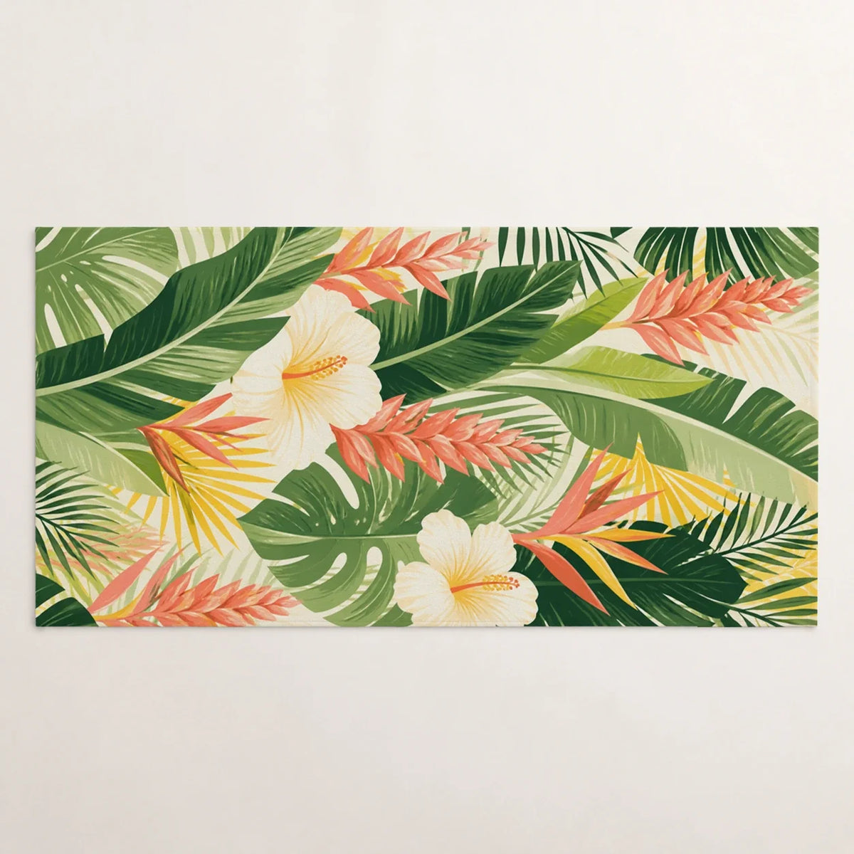 Coastal Canopy Chloris beach towel mockup view 1
