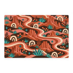 Desert Ribbon Rodeo western desert bath mat full design