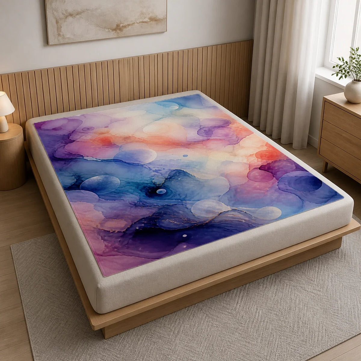Dreamfield Aether fleece blanket mockup view 3