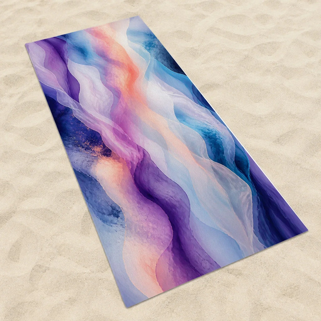 Ether Drift Aether beach towel mockup view 2