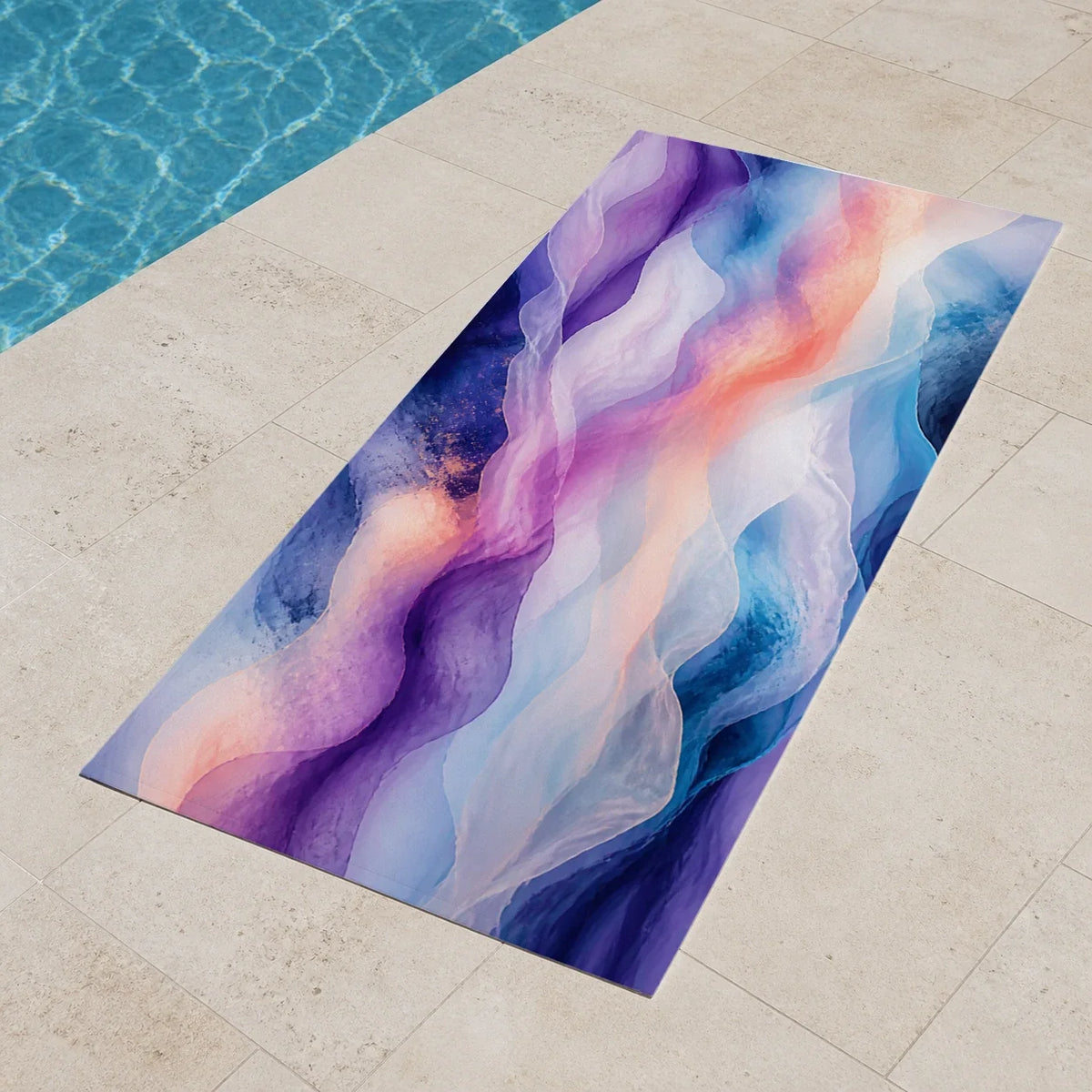 Ether Drift Aether beach towel mockup view 3