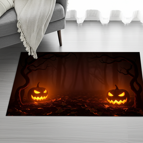 Spooky Pumpkin Rug