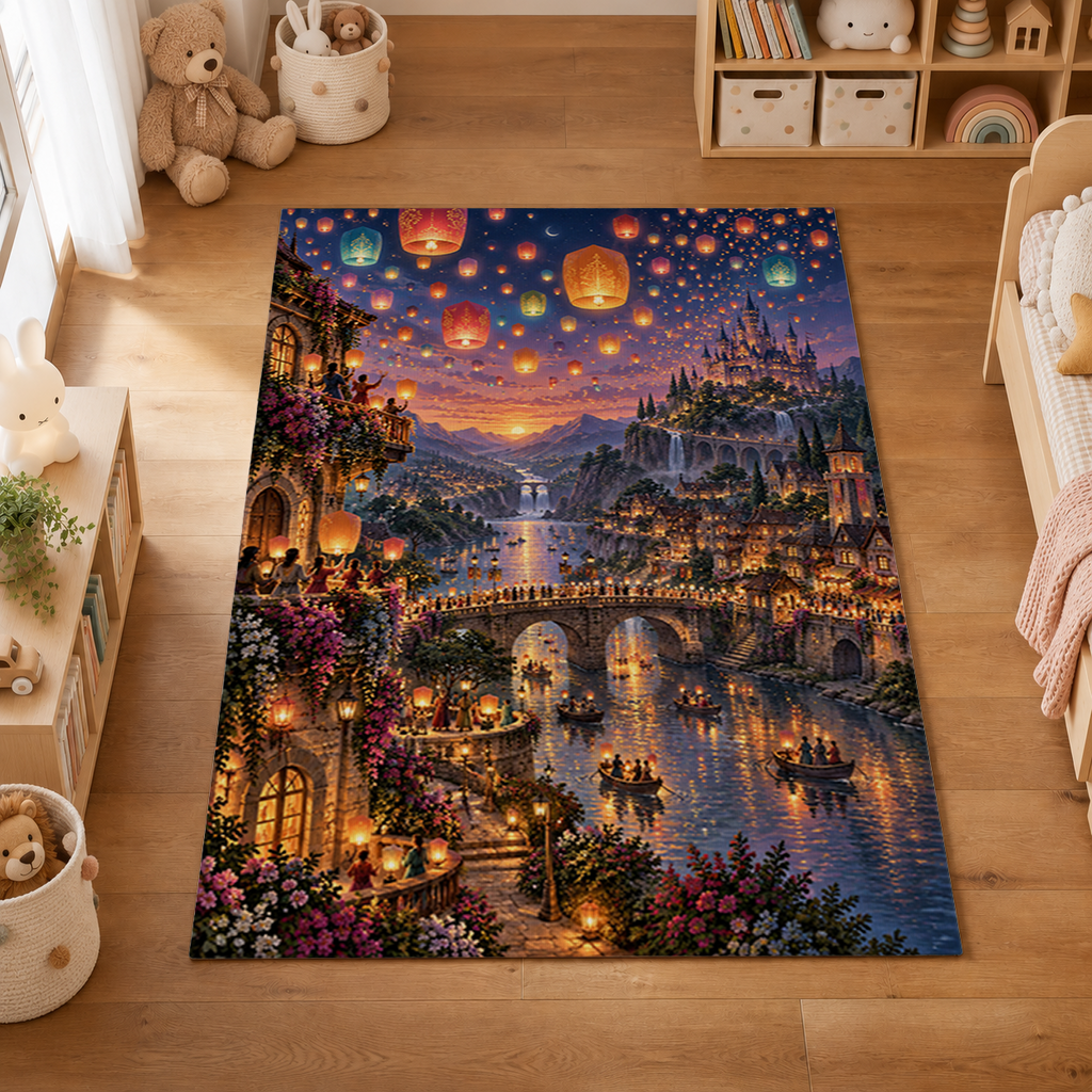 Festival of Flying Lanterns Eldoria Area Rug — product view 2