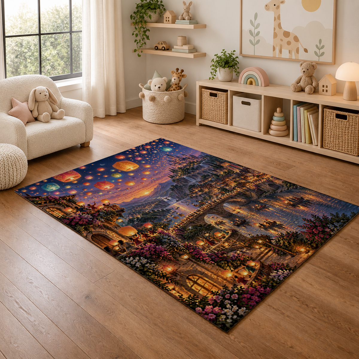 Festival of Flying Lanterns Eldoria Area Rug — product view 3