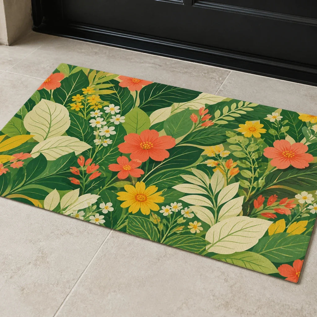 Garden Threshold Chloris doormat mockup view 2