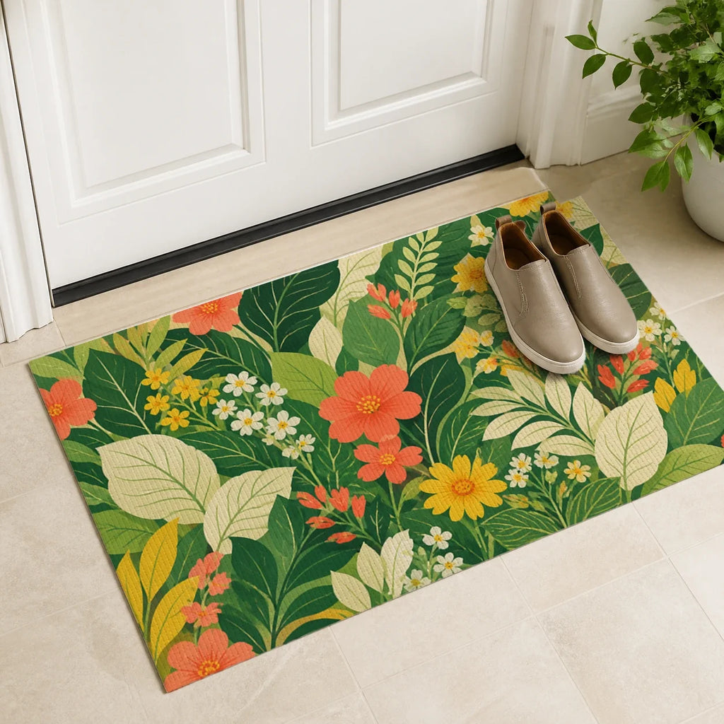 Garden Threshold Chloris doormat mockup view 3