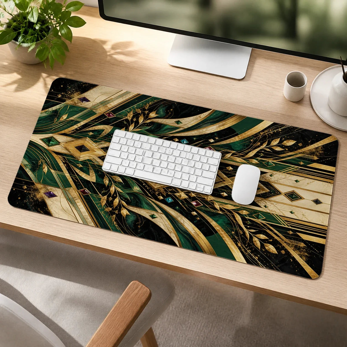 Gilded Momentum Plutus Vibe deskmat mockup view 4