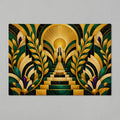 Golden Entry Plutus Vibe doormat mockup view 1