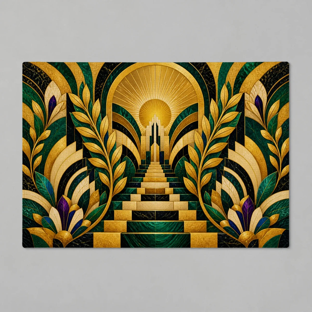 Golden Entry Plutus Vibe doormat mockup view 1