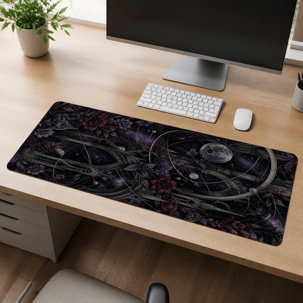 Gothic Orbit Nyx deskmat mockup view 3