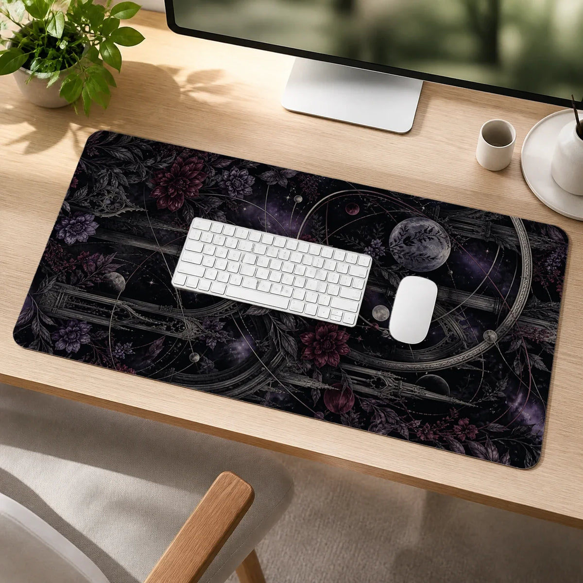 Gothic Orbit Nyx deskmat mockup view 4
