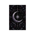 Celestial Emblem Black and Violet Area Rug — main product view