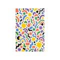 Geometric Confetti Colorful Modern Area Rug — main product view