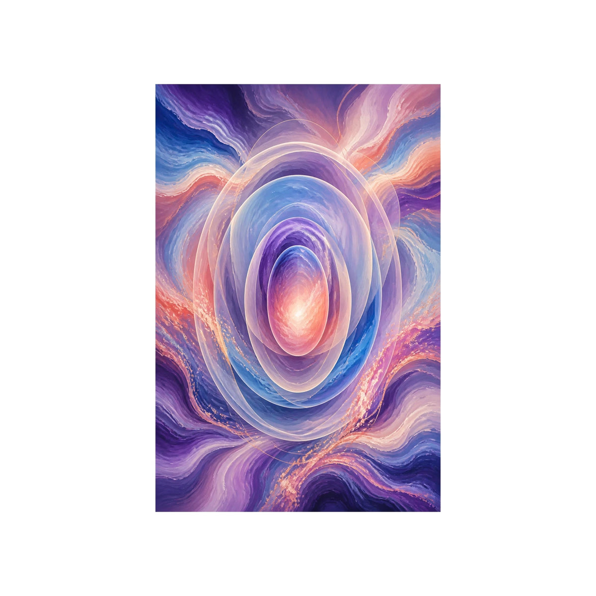 Abstract Portals Dreamlike Modern Area Rug — main product view