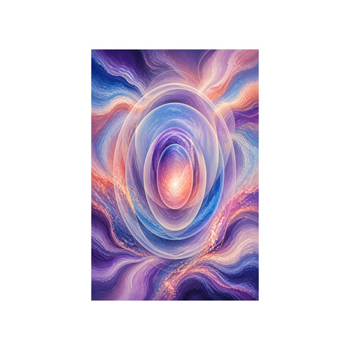Abstract Portals Dreamlike Modern Area Rug — main product view