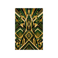 Wealth Geometry Green Art Deco Area Rug — main product view